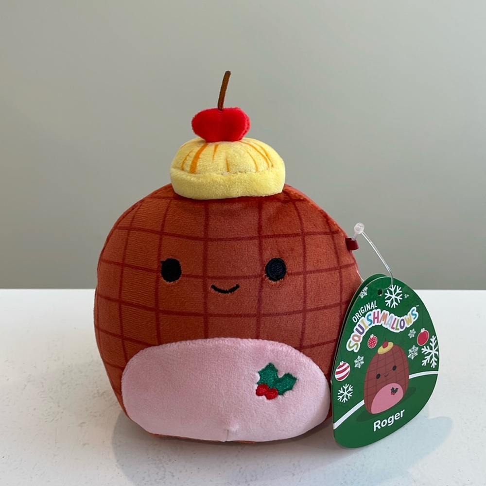 NWT 5” Roger the Baked Ham Christmas Squishmallow